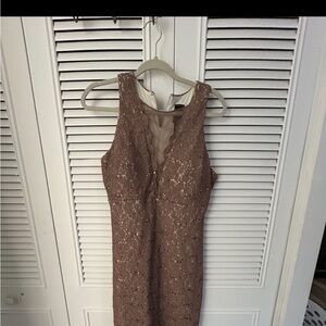 NW Nightway Illusion Lace Bodycon sequin dress Stun from every angle